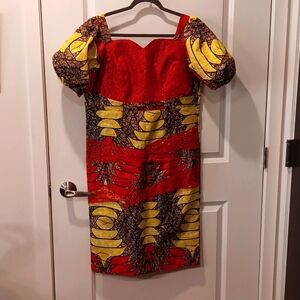Knee-length African Dress x-lg